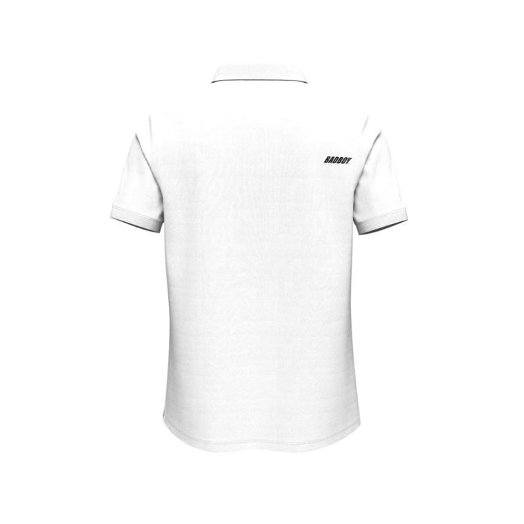 BAD BOY polo pique - white